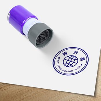紫色圓形/全球