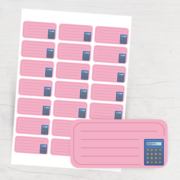 計算器貼紙