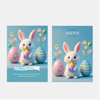 菜蛋兔子復活節主題