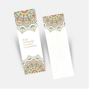 民族風曼陀羅書籤