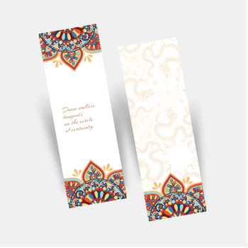 民族風曼陀羅書籤