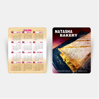 2026年曆卡 橙色美食誘惑 calendar card