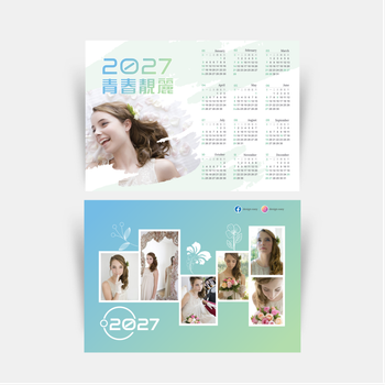 2027相冊年曆卡