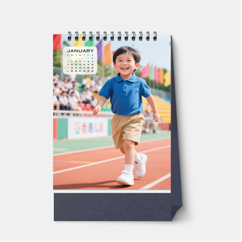 2027年曆-幼稚園，柔和色彩，聚焦構圖設計 