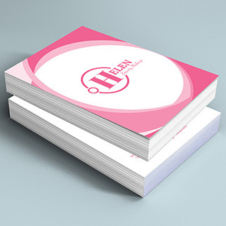 粉色漸變幾何邊框