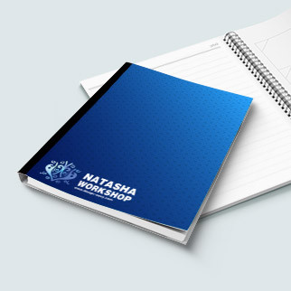 藍色幾何底紋簡約