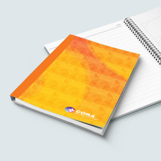 橙色幾何圖形拼接漸變