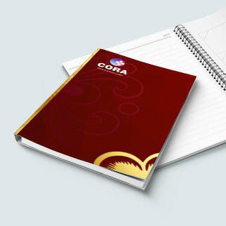 朱紅鑲金淡痕歐式花紋