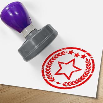 紅色麥穗五角星