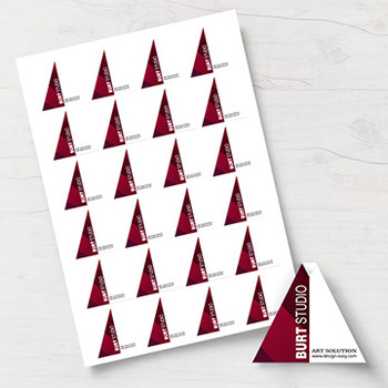 三角形宣傳label