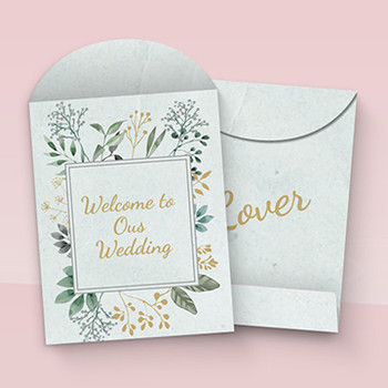 典雅西式回禮利是封