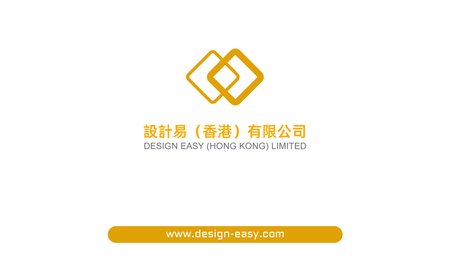 卡片設計-黑金質感商務(橫向咭片)-背面-卡片設計-Design Easy