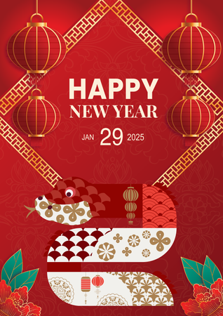 HAPPY NEW YEAR-正面-邀請卡設計-Design Easy