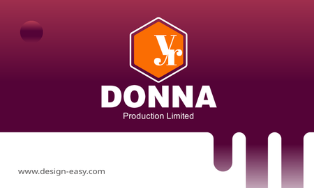 咭片設計-深紅創意(橫向卡片)-正面-卡片設計-Design Easy