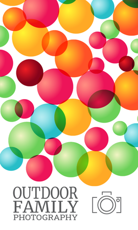 咭片設計-彩色現代時尚(豎向卡片)-正面-卡片設計-Design Easy