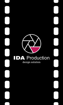 咭片設計-黑色膠片(豎向卡片)-正面-卡片設計-Design Easy