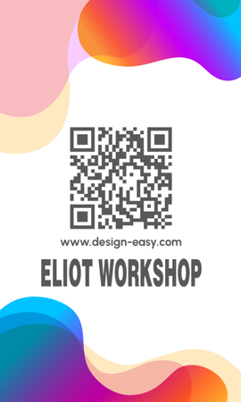 卡片設計-彩色個性創意(豎向卡片)-正面-卡片設計-Design Easy