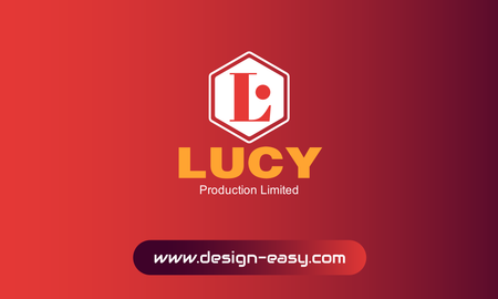 名片設計-紅色漸變簡潔(橫向卡片)-正面-卡片設計-Design Easy