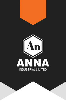 名片設計-黑灰橙現代簡約(豎向卡片)-正面-卡片設計-Design Easy