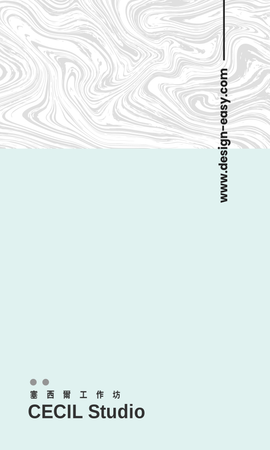 名片設計-藍色設計創意(豎向卡片)-正面-卡片設計-Design Easy