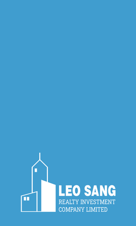 名片設計-藍色地產管理(豎向卡片)-正面-卡片設計-Design Easy