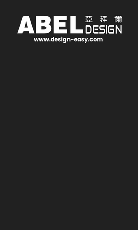 名片設計-黑色簡約設計創意(豎向卡片)-正面-卡片設計-Design Easy