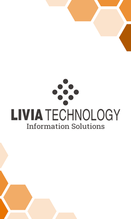 咭片設計-白底橙色科技感(豎向卡片)-正面-卡片設計-Design Easy