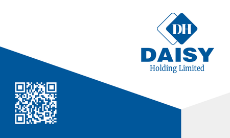 卡片設計-深藍幾何金融投資(橫向卡片)-正面-卡片設計-Design Easy