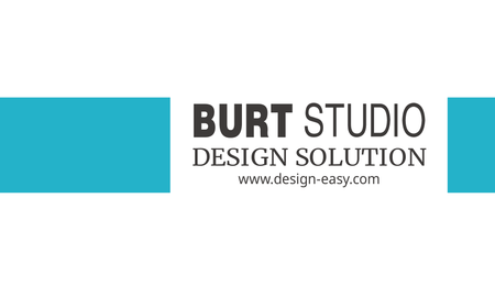 咭片設計-藍色現代簡約名片(橫向卡片)-正面-卡片設計-Design Easy