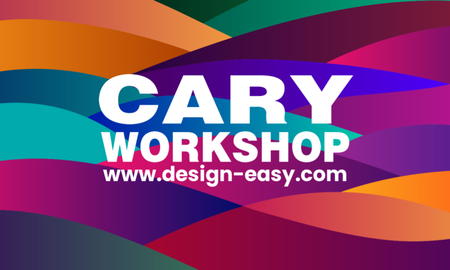 咭片設計-彩色幾何交替(橫向卡片)-正面-卡片設計-Design Easy