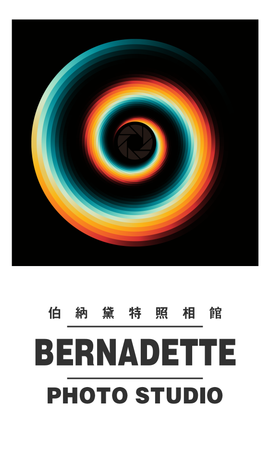 咭片設計-黑色視覺幻想(豎向卡片)-正面-卡片設計-Design Easy