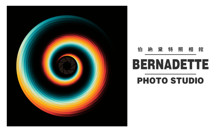 咭片設計-黑色視覺幻想(橫向卡片)-正面-卡片設計-Design Easy