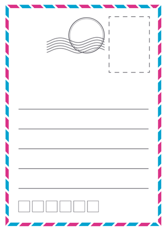 香港旅遊明信片格式-背面-明信片設計-Design Easy