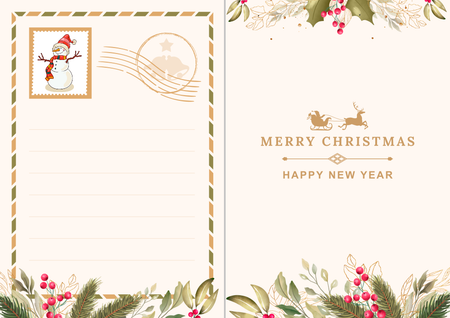 聖誕快樂-正面-邀請卡設計-Design Easy