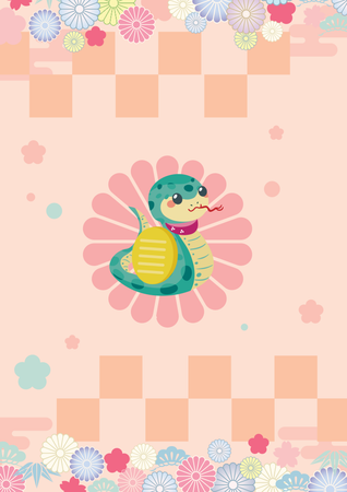 蛇年賀卡-正面-邀請卡設計-Design Easy