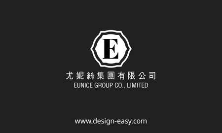 名片設計-黑色高雅(橫向卡片)-正面-卡片設計-Design Easy