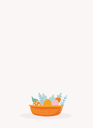 復活節可愛風卡片-背面-明信片設計-Design Easy