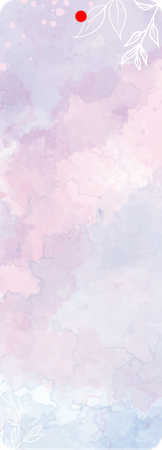 甜美可愛風書籤-背面-卡片設計-Design Easy