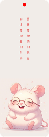 可愛溫馨書籤-背面-卡片設計-Design Easy