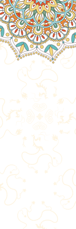 民族風曼陀羅書籤-背面-卡片設計-Design Easy