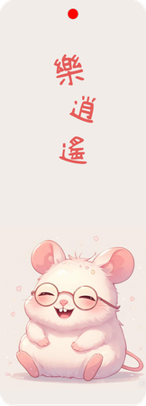 可愛溫馨書籤-正面-卡片設計-Design Easy