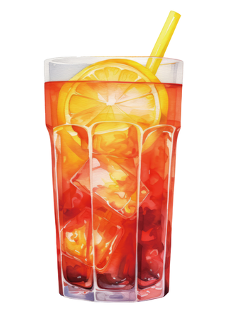 Iced Lemon Tea 明信片-正面-明信片設計-Design Easy