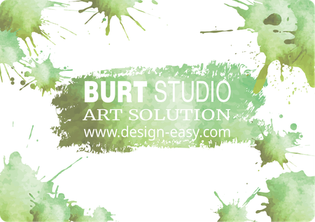 2026年曆咭 綠色墨痕藝術風 A5 size 210x148mm calendar card-背面-年曆卡設計-Design Easy