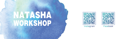 2026年曆卡 摺卡 藍色水墨帶二維碼  180mm x 54mm calendar card-背面-年曆卡設計-Design Easy