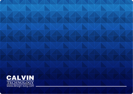 2026年曆卡 藍色漸變3D視覺文理 calendar card-背面-年曆卡設計-Design Easy