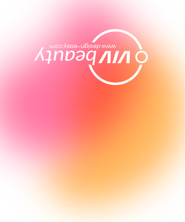 2026年曆小卡 粉橙淡雅漸變 calendar card-背面-年曆卡設計-Design Easy