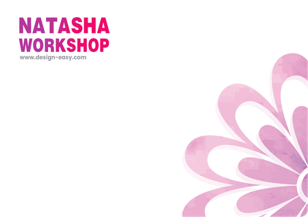 2026年曆宣傳咭 粉色浪漫花紋底 A5 size 210x148mm calendar card-背面-年曆卡設計-Design Easy