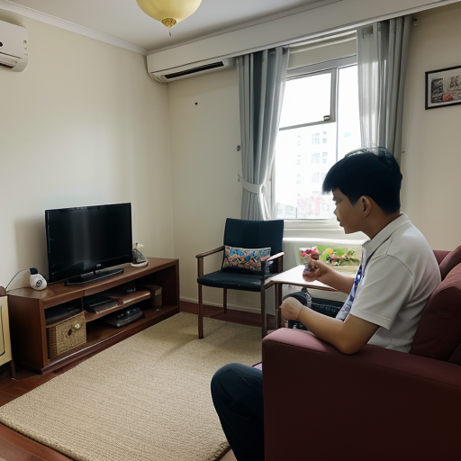 At home, Hong Kong’s mother said to her brother